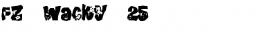 FZ WACKY 25 Font