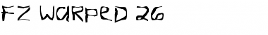 FZ WARPED 26 Font