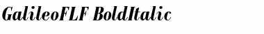 GalileoFLF Bold Italic