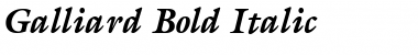 Galliard Bold Italic