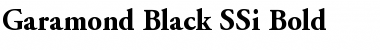 Garamond Black SSi Font