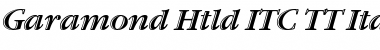 Garamond Htld ITC TT Italic Font