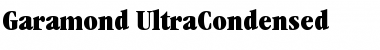 Garamond UltraCondensed Font