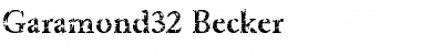 Download Garamond32 Becker Font