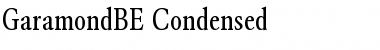 GaramondBE-Condensed Font