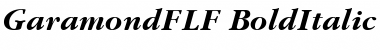 GaramondFLF-BoldItalic Regular Font