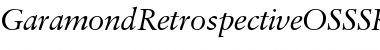GaramondRetrospectiveOSSSK Font