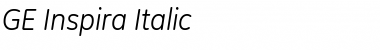 GE Inspira Italic Font