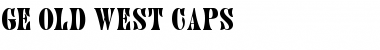 Download GE Old West Caps Font