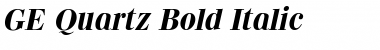 GE Quartz Bold Italic