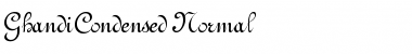 GhandiCondensed Normal Font