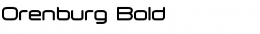 Orenburg Bold Font