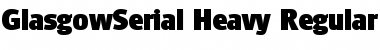 GlasgowSerial-Heavy Regular Font
