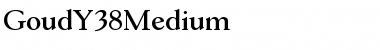 GoudY38Medium Medium Font