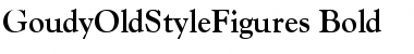 GoudyOldStyleFigures Bold Font