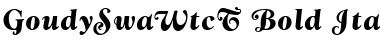 GoudySwaWtcT Bold Italic