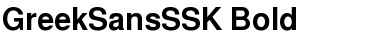 GreekSansSSK Font