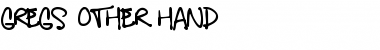 Download Gregs Other Hand Font