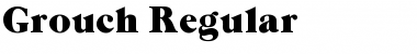 Grouch Regular Font