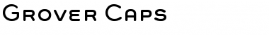Download Grover Caps Font