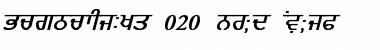 GurmukhiLys 020 Bold Italic Font