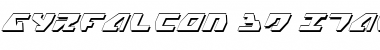 Download Gyrfalcon 3D Italic Font