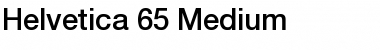 Helvetica 65 Medium Regular