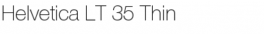 Download HelveticaNeue LT 35 Thin Font