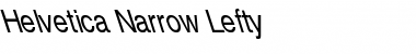 Download Helvetica-Narrow Lefty Font