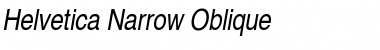Helvetica Narrow Font