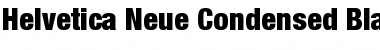 Helvetica Neue Condensed Black Font