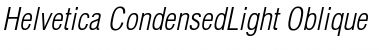Download Helvetica-CondensedLight Font