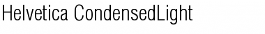 Helvetica-CondensedLight Font