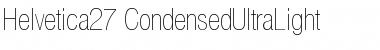 Download Helvetica27-CondensedUltraLight Font