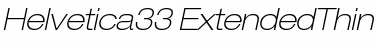 Helvetica33-ExtendedThin Font