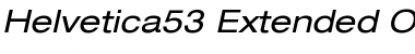 Helvetica53-Extended Font