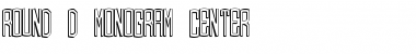 Round_3D_Monogram_Center Regular Font
