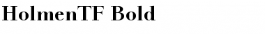HolmenTF-Bold Regular Font