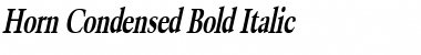 Download Horn Condensed Font