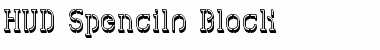 HVD Spencils Block Font