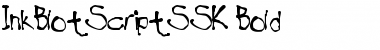 InkBlotScriptSSK Bold Font