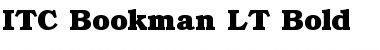 Bookman LT Medium Font