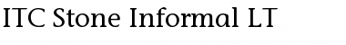 StoneInformal LT Regular Font