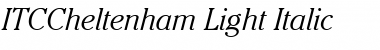 Download ITCCheltenham-Light Font