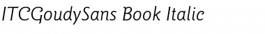 Download ITCGoudySans-Book Font