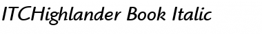 Download ITCHighlander-Book Font