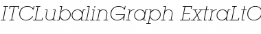 Download ITCLubalinGraph-ExtraLtObl Font