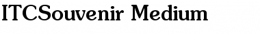 ITCSouvenir-Medium Font