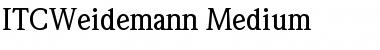 ITCWeidemann-Medium Font