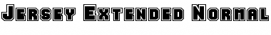 JerseyExtended Font